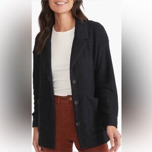 Marine Layer Birds Eye Notch Lapel Blazer